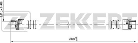 Zekkert BS-9183 - Bremžu šļūtene www.autospares.lv