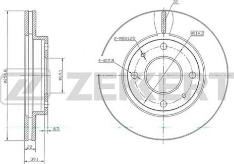 Zekkert BS-5680 - Bremžu diski www.autospares.lv