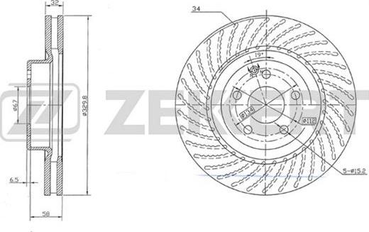 Zekkert BS-5635 - Bremžu diski www.autospares.lv