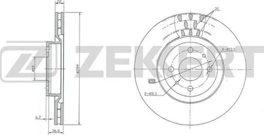 Zekkert BS-5011 - Bremžu diski autospares.lv