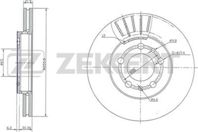 Zekkert BS-5031 - Bremžu diski www.autospares.lv