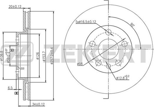 Pemebla JAPDI-051 - Brake Disc www.autospares.lv