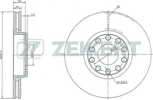 Zekkert BS-5360 - Bremžu diski autospares.lv