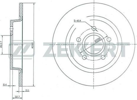 ATE 24 1111 0158 1 - Bremžu diski autospares.lv