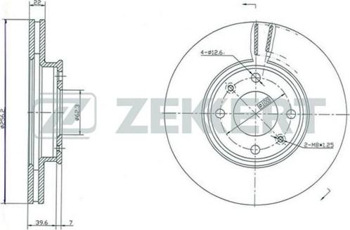 Zekkert BS-5261 - Bremžu diski www.autospares.lv