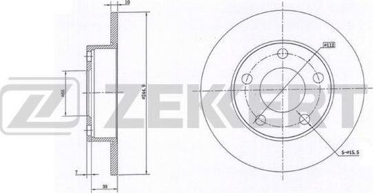 Zekkert BS-6131 - Bremžu diski www.autospares.lv