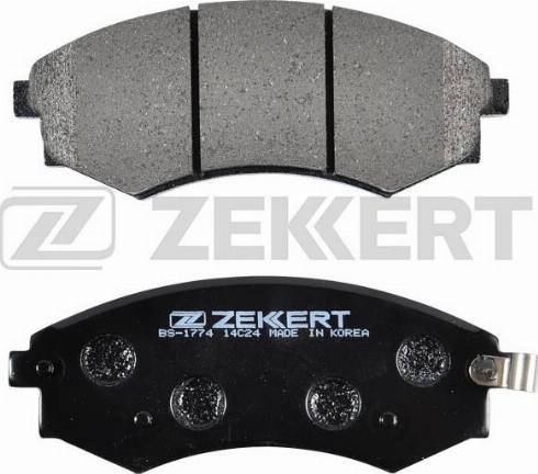 Zekkert BS-1774 - Тормозные колодки, дисковые, комплект www.autospares.lv