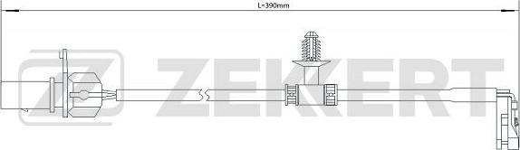 Zekkert BS-8096 - Indikators, Bremžu uzliku nodilums www.autospares.lv