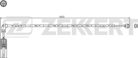 Zekkert BS-8049 - Сигнализатор, износ тормозных колодок www.autospares.lv