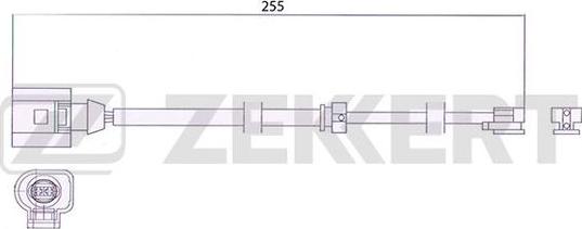 Zekkert BS-8044 - Indikators, Bremžu uzliku nodilums www.autospares.lv