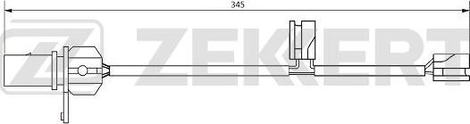 Zekkert BS-8078 - Indikators, Bremžu uzliku nodilums www.autospares.lv