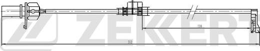 Zekkert BS-8107 - Indikators, Bremžu uzliku nodilums www.autospares.lv