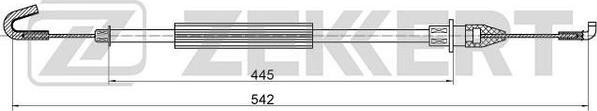 Zekkert BZ-1122 - Trose, Durvju slēdzene www.autospares.lv