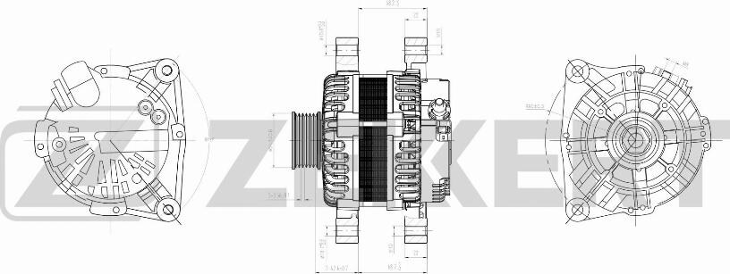 Zekkert GE-1001 - Ģenerators autospares.lv