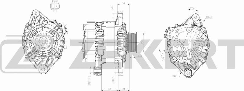 Zekkert GE-1002 - Ģenerators www.autospares.lv