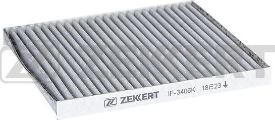 Zekkert IF-3406K - Filtrs, Salona telpas gaiss www.autospares.lv