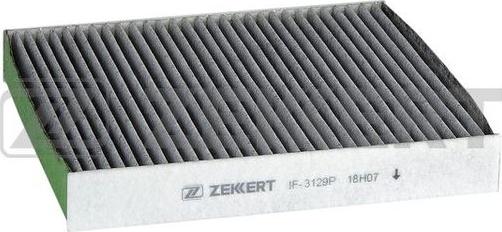 Zekkert IF-3129P - Filtrs, Salona telpas gaiss www.autospares.lv