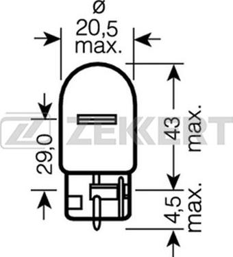 Zekkert LP-1150 - Kvēlspuldze, Pagriezienu signāla lukturis www.autospares.lv