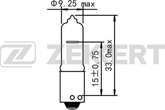 Zekkert LP-1174 - Bulb, indicator www.autospares.lv