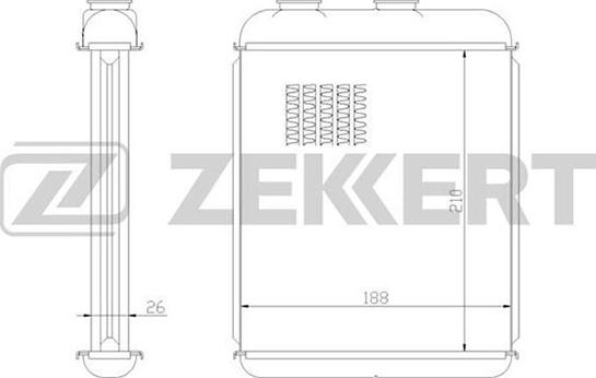 Zekkert MK-5081 - Siltummainis, Salona apsilde www.autospares.lv