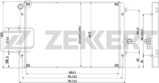 Zekkert MK-1234 - Radiators, Motora dzesēšanas sistēma www.autospares.lv