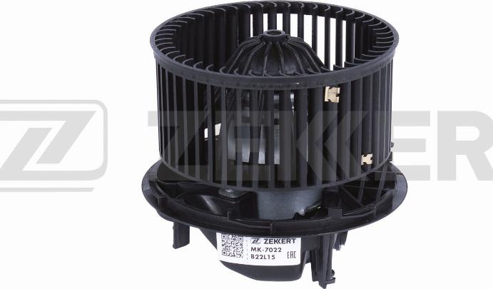 Zekkert MK-7022 - Salona ventilators www.autospares.lv