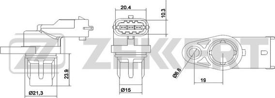 Zekkert SE-4012 - Impulsu devējs, Kloķvārpsta www.autospares.lv