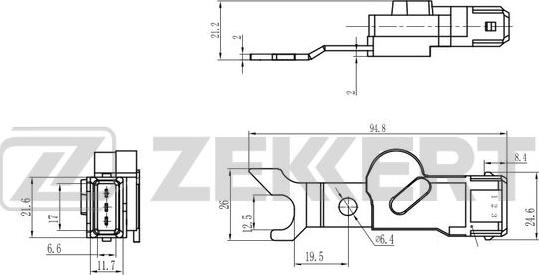 Zekkert SE-5015 - Devējs, Sadales vārpstas stāvoklis www.autospares.lv