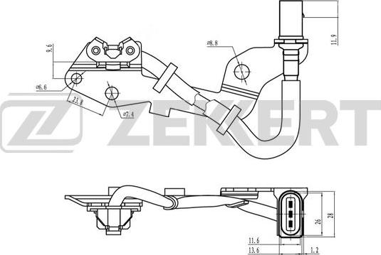 Zekkert SE-5013 - Devējs, Sadales vārpstas stāvoklis www.autospares.lv