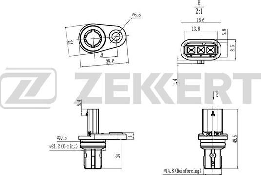 Zekkert SE-5022 - Devējs, Sadales vārpstas stāvoklis www.autospares.lv