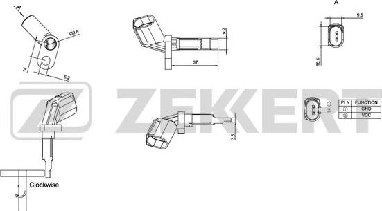 Zekkert SE-6024 - Devējs, Riteņu griešanās ātrums www.autospares.lv