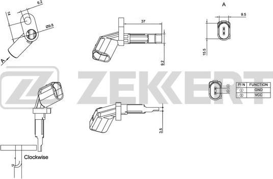 Zekkert SE-6023 - Devējs, Riteņu griešanās ātrums www.autospares.lv