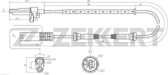 Zekkert SE-6184 - Devējs, Riteņu griešanās ātrums www.autospares.lv