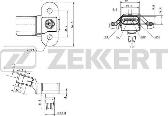 Zekkert SE-2017 - Gaisa masas mērītājs autospares.lv