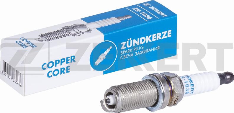 Zekkert ZK-1036 - Aizdedzes svece autospares.lv