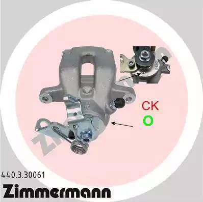 Zimmermann 440.3.30061 - Bremžu suports www.autospares.lv