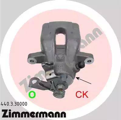 Zimmermann 440.3.30000 - Bremžu suports autospares.lv