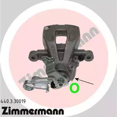 Zimmermann 440.3.30019 - Bremžu suports autospares.lv