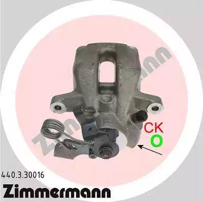 Zimmermann 440.3.30016 - Тормозной суппорт www.autospares.lv