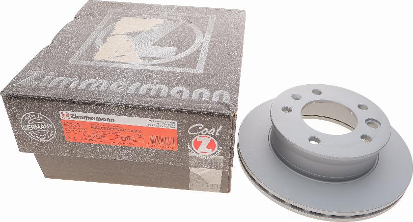 Zimmermann 400.6470.20 - Bremžu diski www.autospares.lv