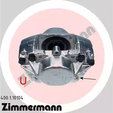 Zimmermann 400.1.10104 - Bremžu suports www.autospares.lv