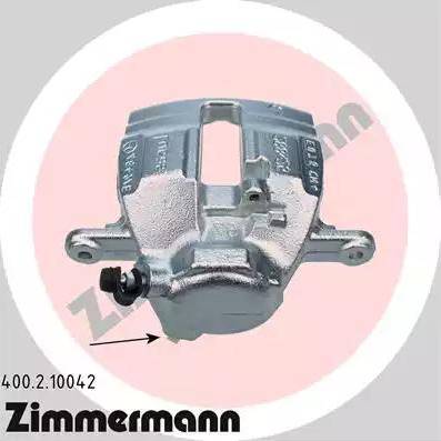 Zimmermann 400.2.10042 - Bremžu suports www.autospares.lv