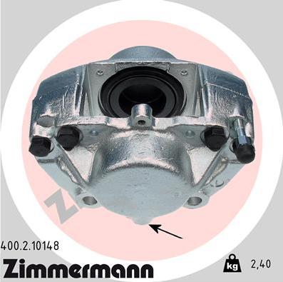 Zimmermann 400.2.10148 - Bremžu suports www.autospares.lv