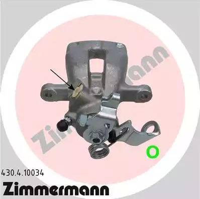 Zimmermann 430.4.10034 - Bremžu suports www.autospares.lv