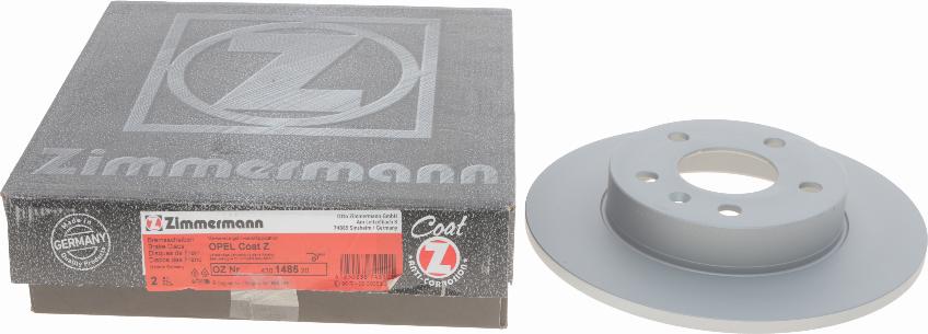 Zimmermann 430.1485.20 - Bremžu diski www.autospares.lv