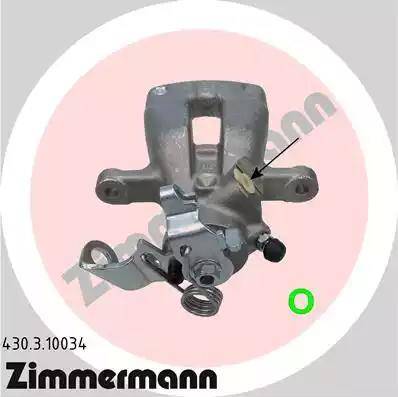 Zimmermann 430.3.10034 - Bremžu suports www.autospares.lv