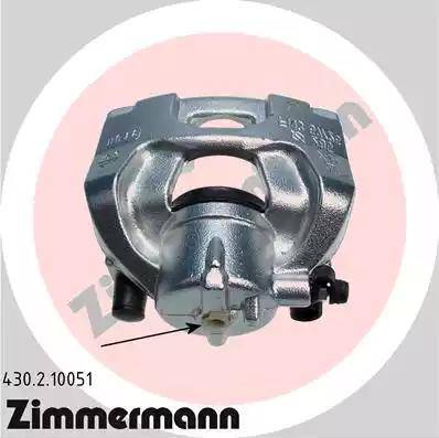 Zimmermann 430.2.10051 - Bremžu suports www.autospares.lv