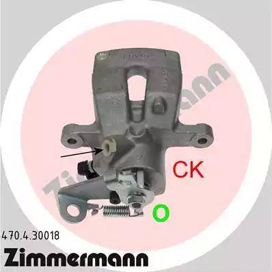 Zimmermann 470.4.30018 - Bremžu suports www.autospares.lv