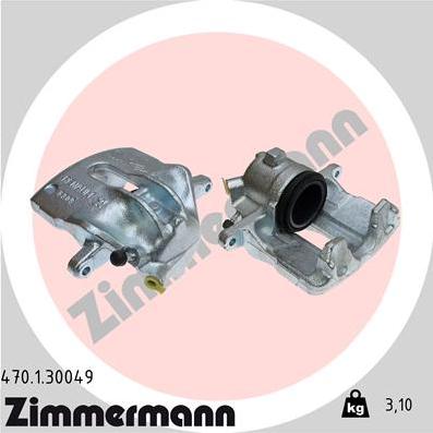 Zimmermann 470.1.30049 - Bremžu suports www.autospares.lv