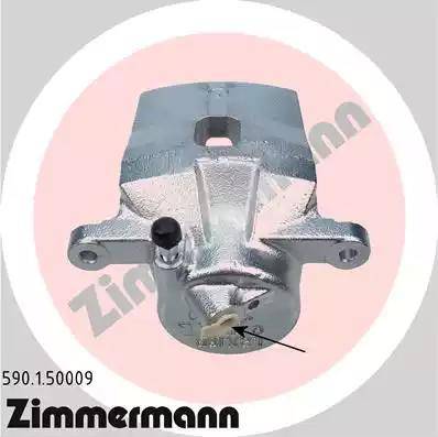 Zimmermann 590.1.50009 - Bremžu suports autospares.lv